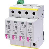Apsauga viršįtampių 4P C 20kA 2 tipo ETITEC C T2 275/20 4+0 RC - ETI