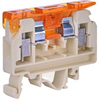 Gnybtas-saugiklis gelsvas ant bėgelio 4mm2 VSV 4 - ETI