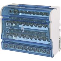 Gnybtas paskirstymo 125A 4x(7x1.5-6mm2 2x6-16mm2 2x10-16mm2) EDB-411 - ETI