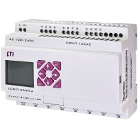 Relė programuojama 12I 8O 240V AC LOGIC-20HR-A - ETI
