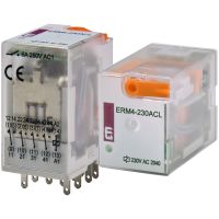 Relė tarpinė 4co 6A 230V ERM4-230AC - ETI