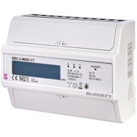 Skaitiklis elektros energijos 3F 5A netiesioginis 1 tarifas 7 modulių ModBus DEC-3MOD CT - ETI