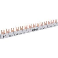 Šyna komutacinė 1P 10mm2 54 modulių šakutė IZ10/1F/54 - ETI