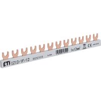 Šyna komutacinė 1P 12mm2 12 modulių šakutė IZ12/1F/12 - ETI