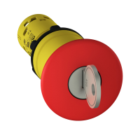 Mygtukas STOP 1no+1nc su fiksacija ir raktu 22/40mm grybo formos raudonas IP65 XB7 Harmony - SCHNEIDER ELECTRIC