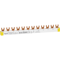 Šyna komutacinė 3P 10mm2 12 modulių šakutė Resi9 - SCHNEIDER ELECTRIC