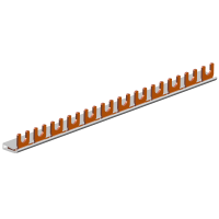 Šyna komutacinė 1P 10mm2 12 modulių šakutė G-1L-210/12 iso - POLLMANN