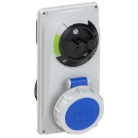 Lizdas į/l 3P 16A 230V IP67 su blokuote - PCE