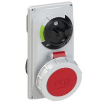 Lizdas į/l 5P 16A 400V IP67 su blokuote - PCE
