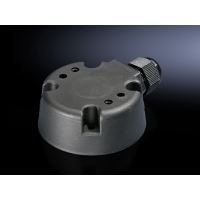 Pagrindas švyturėliui sieninis su kabelio įšvedimu juodas SG 2374.080 - RITTAL