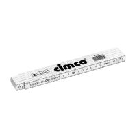 Liniuotė sulankstoma 2m stiklo pluošto lanksti balta - CIMCO