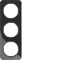 Rėmelis trigubas juodas blizgus R.1 - BERKER