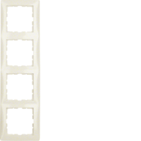 Rėmelis keturgubas dramblio kaulo spalvos blizgus S.1 - BERKER