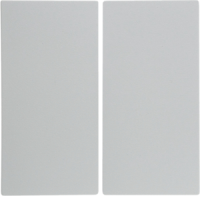 Klavišas dvigubam jungikliui baltas blizgus S.1 - BERKER