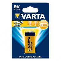 Elementas galvaninis šarminis LR22 krona 9V LONGLIFE - VARTA