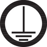 Markiruotė įžeminimo klijuojama D12.5mm - HELLERMANN TYTON