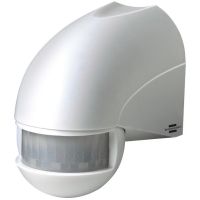 Jutiklis judesio v/t IP44 100W LED D-12m 180 laipsnių baltas - BRENNENSTUHL