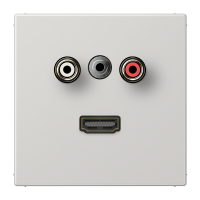 Lizdas p/t HDMI/RCA pilkas LS - JUNG