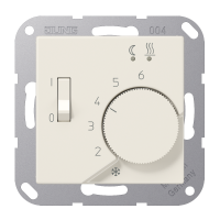 Termostatas grindų p/t +10- +50C dramblio kaulo spalvos su dangteliu A - JUNG