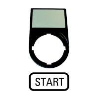 Plokštė su užrašu START M22S-ST-GB1 - EATON