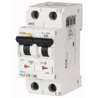 Relė srovės nuotėkio RCBO 2P 10A C 30mA su automatu A-tipas FRBMM-C10/2/003-A - EATON
