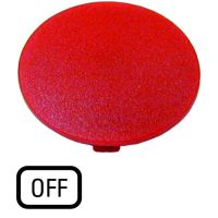 Plokštelė mygtukui OFF raudona M22-XDP-R-GB5 - EATON
