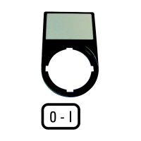 Plokštelė su užrašu 0-I M22S-ST-X89 - EATON