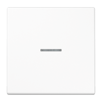 Klavišas viengubam jungikliui su apšvietimu baltas LS - JUNG