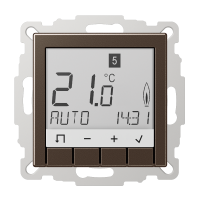 Reguliatorius temperatūros patalpos p/t su ekranu programuojamas Moka A - JUNG