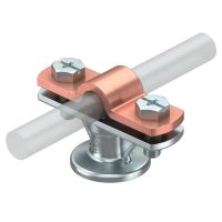 Laikiklis strypui D16mm galvanizuota su varine apkaba 113 B-Z16 - OBO BETTERMANN