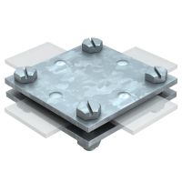 Jungtis juostoms iki 30mm kryžminė karštai cinkuota 256 A-DIN 30 - OBO BETTERMANN