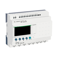 Relė programuojama ZELIO 240V AC 20IO 12DI 8RLY laikrodis - SCHNEIDER ELECTRIC
