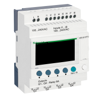 Relė programuojama ZELIO 240V AC 12IO 8DI 4RLY laikrodis - SCHNEIDER ELECTRIC