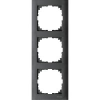 Rėmelis trigubas atracito spalvos M-Pure System M Merten - SCHNEIDER ELECTRIC