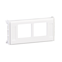 Plokštelė dviguba 2xActassi balta CYB-DP Thorsman - SCHNEIDER ELECTRIC