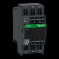 Kontaktorius 3P 5.5kW 24V DC 1no+1nc LC1D TeSys - SCHNEIDER ELECTRIC