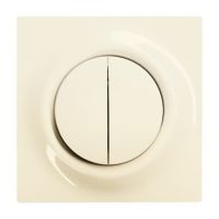 Klavišas dvigubam jungikliui dramblio kaulo spalvos 1785-72 IMPULS - ABB