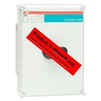 Jungiklis saugumo 3P 135A 75kW (AC23) IP65 OT160EFCC3T - ABB