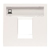 Dangtelis viengubas RJ45 lizdui baltas N2218.1 - ABB