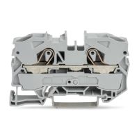 Gnybtas 10mm2/10mm pilkas ant bėgelio - WAGO