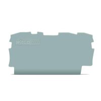 Dangtelis galinis 0.7mm gnybtui 3 laidams pilkas 2000 serijai - WAGO