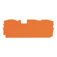 Dangtelis galinis 1mm gnybtui 3 laidams oranžinis 2010 serijai - WAGO