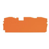 Dangtelis galinis 1mm gnybtui 3 laidams oranžinis 2016 serijai - WAGO