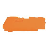 Dangtelis galinis 1mm gnybtui 3 laidams oranžinis 2106 serijai - WAGO