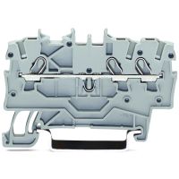 Gnybtas 1.0mm2 3 laidams pilkas ant bėgelio - WAGO