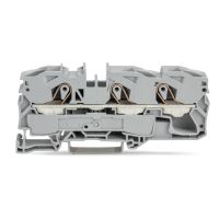 Gnybtas 16mm2 3 laidams pilkas ant bėgelio - WAGO