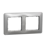 Rėmelis dvigubas IP20 aliuminio spalvos SEDNA DESIGN - SCHNEIDER ELECTRIC