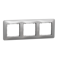 Rėmelis trigubas IP20 aliuminio spalvos SEDNA DESIGN - SCHNEIDER ELECTRIC