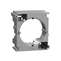 Dėžutė v/t vienguba IP20 aliuminio spalvos SEDNA DESIGN - SCHNEIDER ELECTRIC