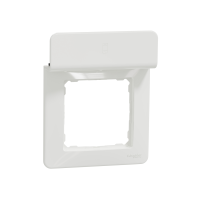 Rėmelis viengubas IP20 su laikikliu telefonui baltos spalvos SEDNA DESIGN - SCHNEIDER ELECTRIC